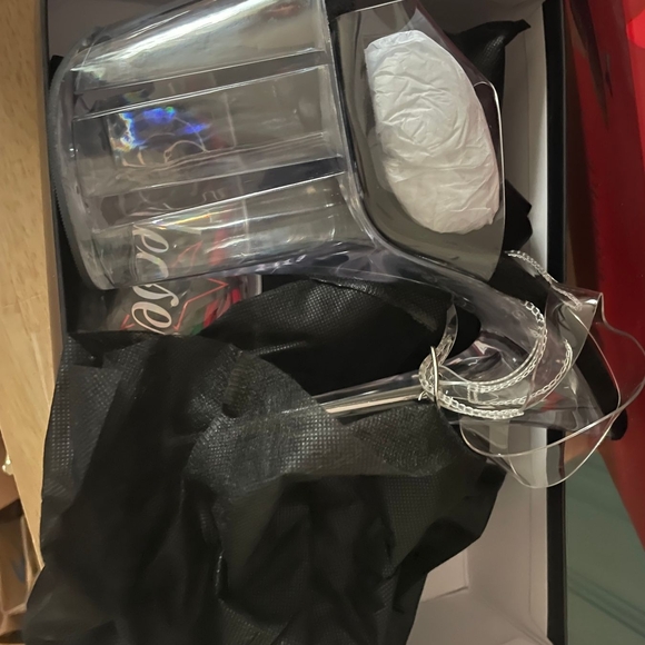 Clear Platform Stiletto Heels with Black Insole by Pleaser - Picture 7 of 13